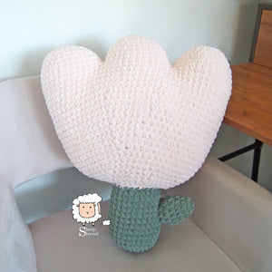 Tulip Pillow Crochet Pattern