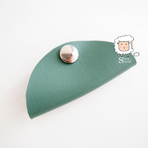 Faux Leather Earbud Case