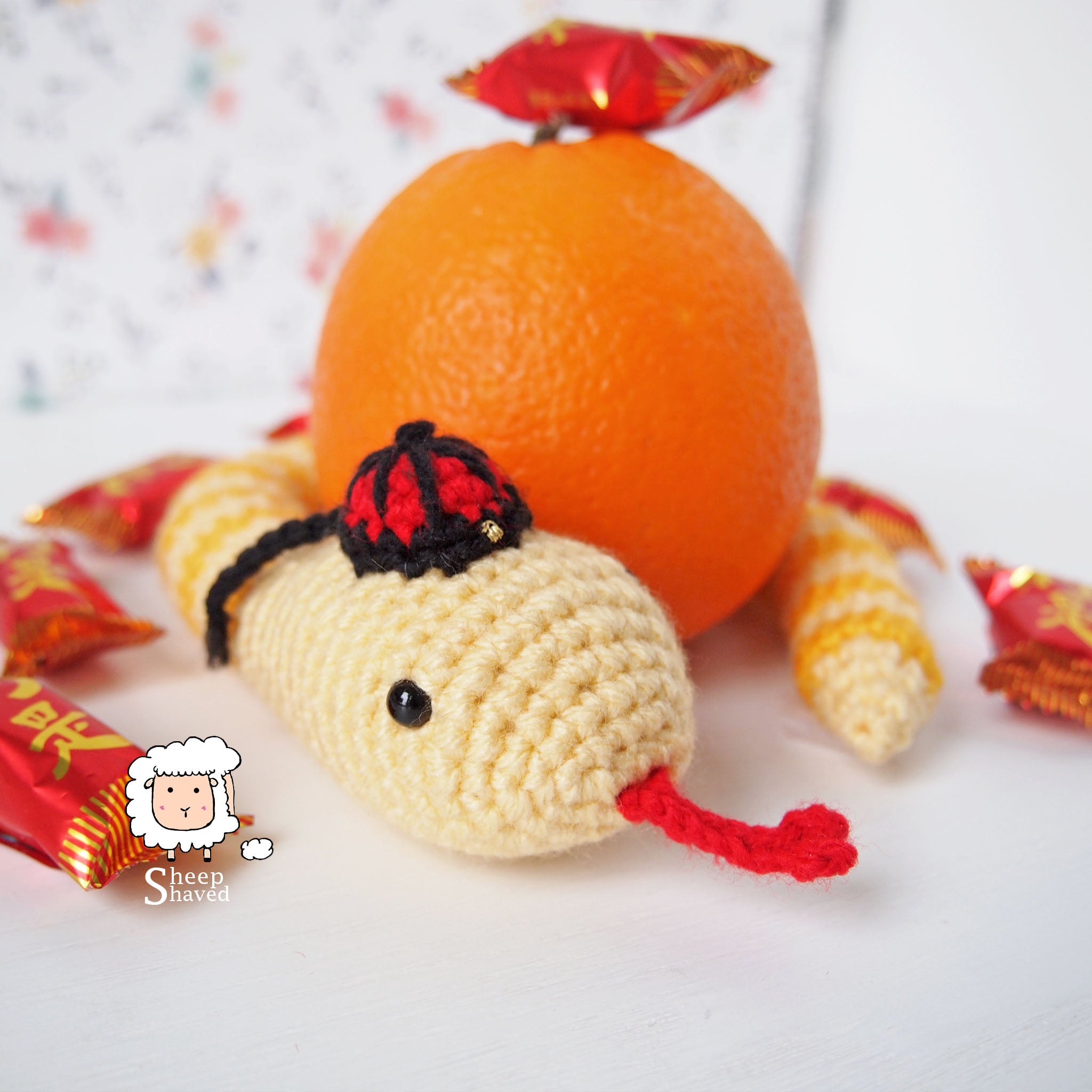 Lunar New Year Snake Crochet Pattern