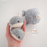 Narwhal Amigurumi - Made to Order