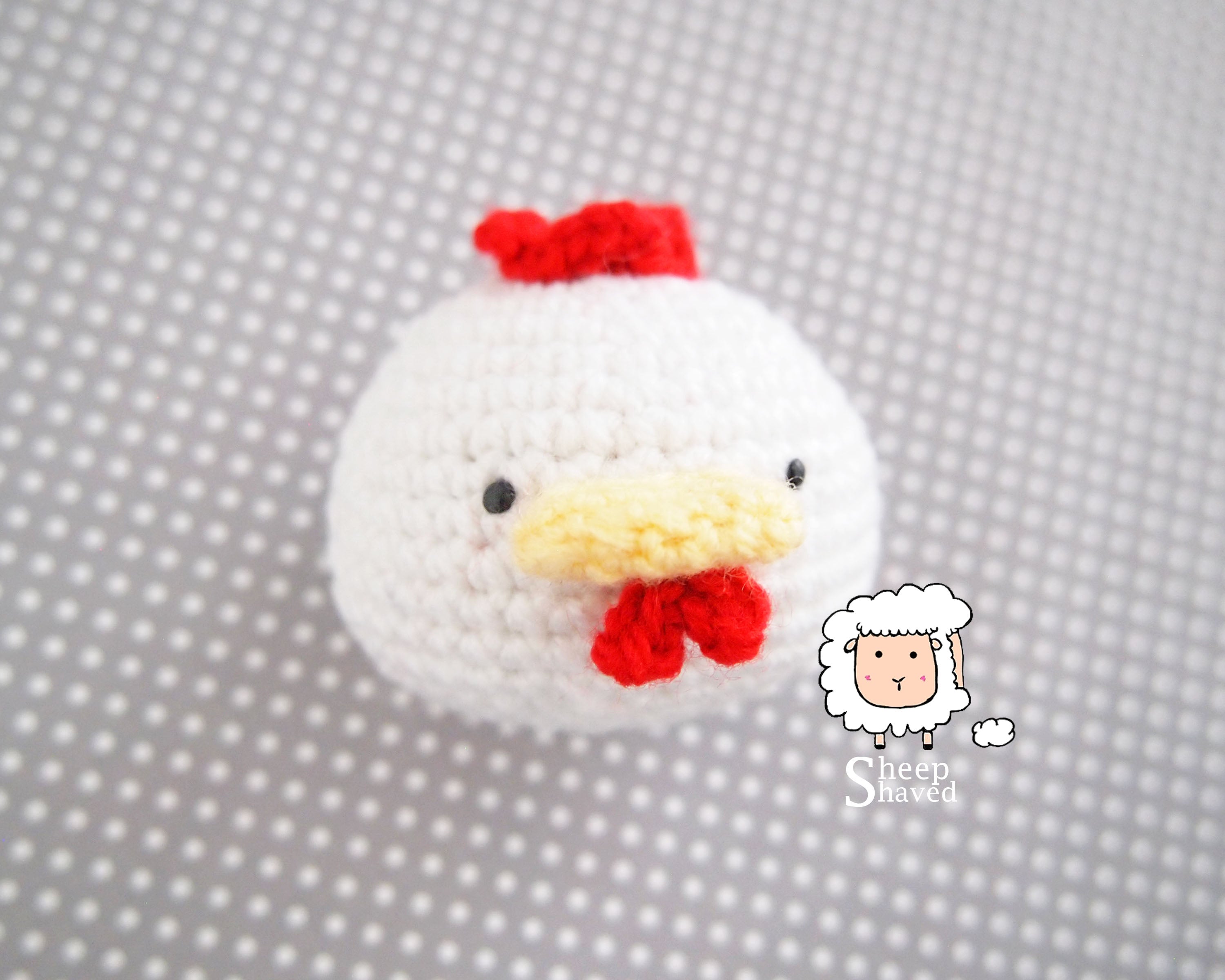 Animal Friends: Farm Edition PDF PATTERN (Chicken, Cow, Pig, and Sheep)