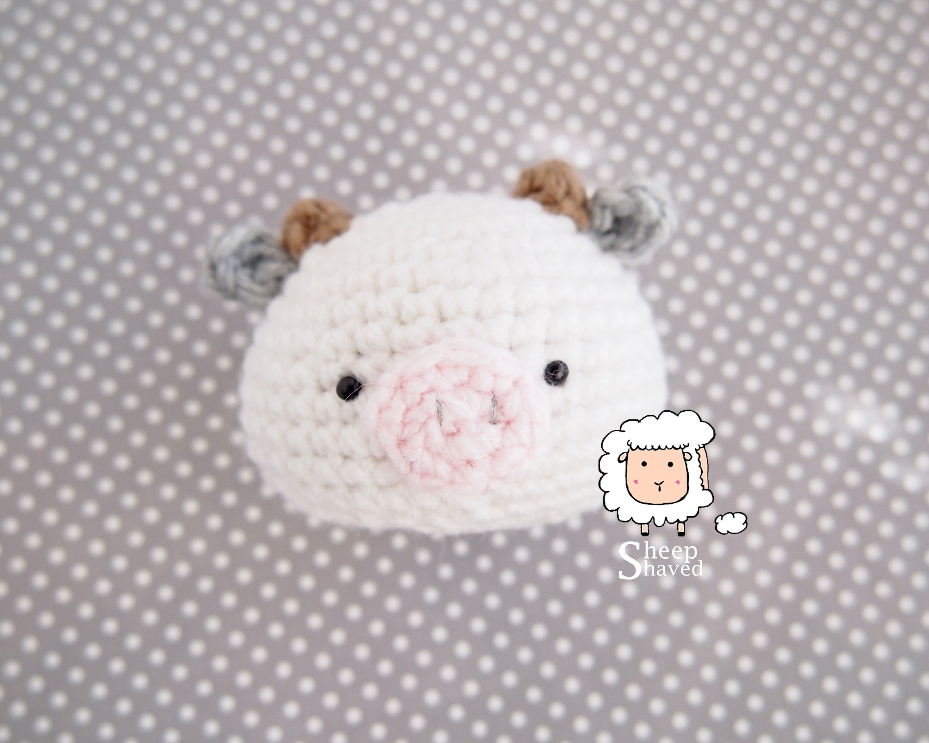 Animal Friends: Farm Edition PDF PATTERN (Chicken, Cow, Pig, and Sheep)