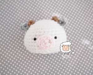 Animal Friends: Farm Edition PDF PATTERN (Chicken, Cow, Pig, and Sheep)