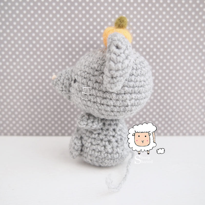 Crochet Chinese New Year Mouse - Finished Item