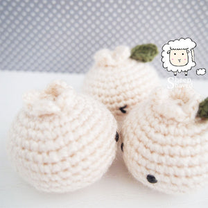 Crochet Dumpling Keychain Accessory - Finished Items