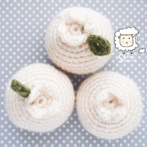 Crochet Dumpling Keychain Accessory - Finished Items