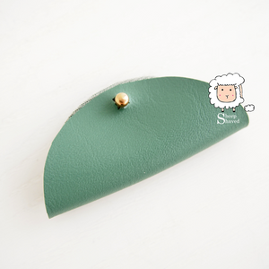 Faux Leather Earbud Case