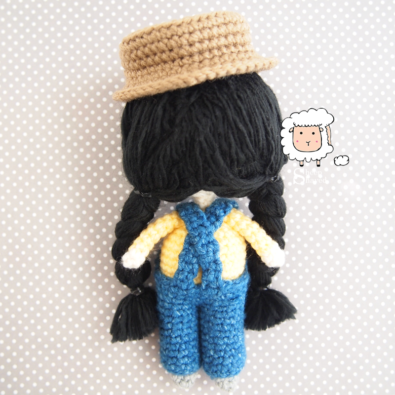 Farmer Doll Amigurumi Crochet Pattern