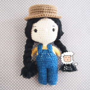 Farmer Doll Amigurumi Crochet Pattern