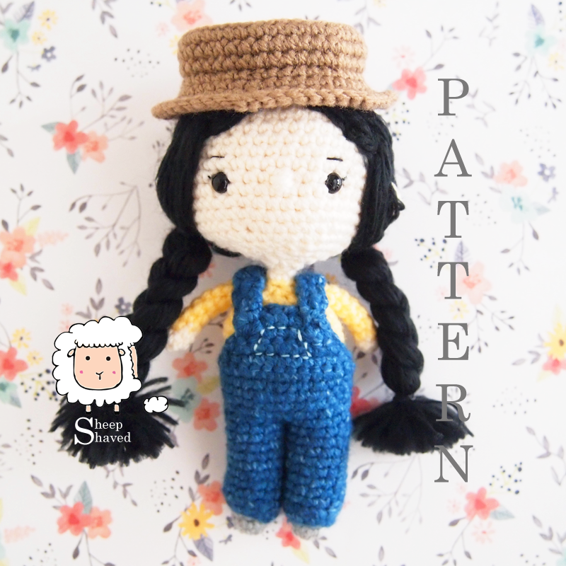Farmer Doll Amigurumi Crochet Pattern