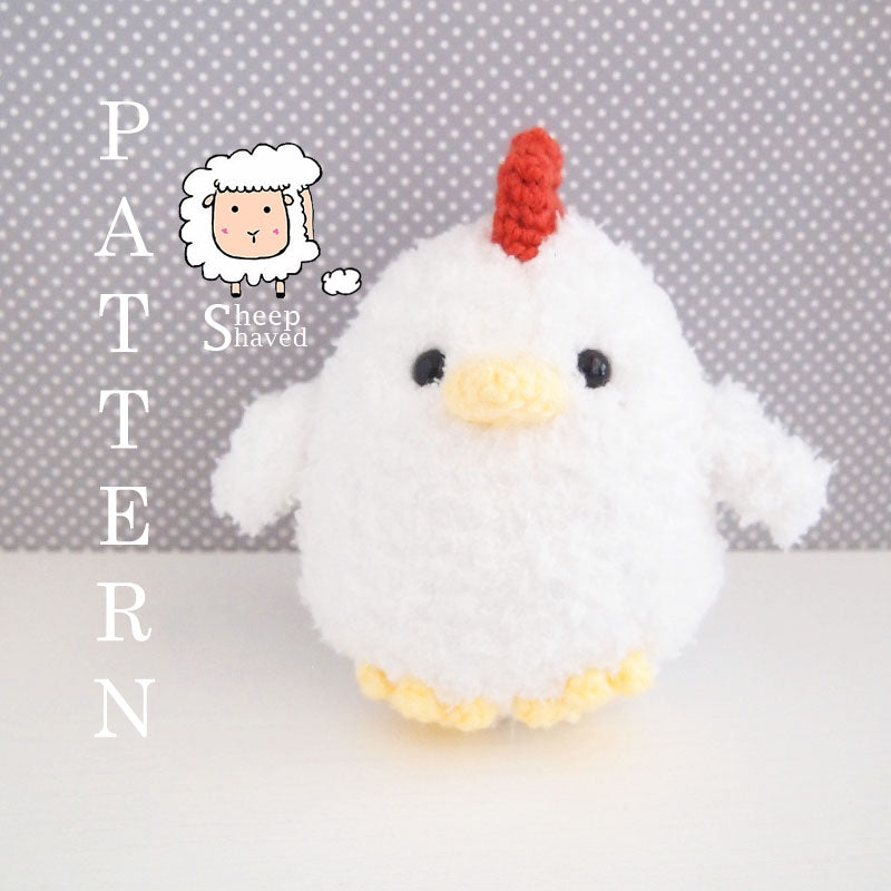 Fluffy Chicken Amigurumi Pattern