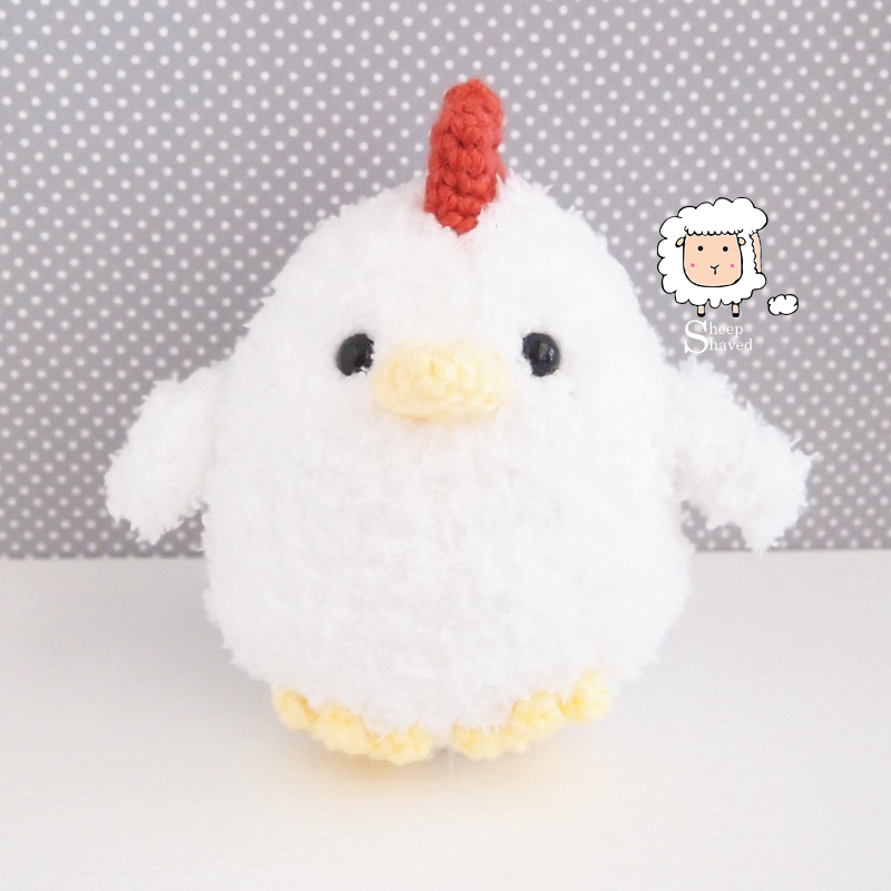 Fluffy Chicken Amigurumi - Made to Order