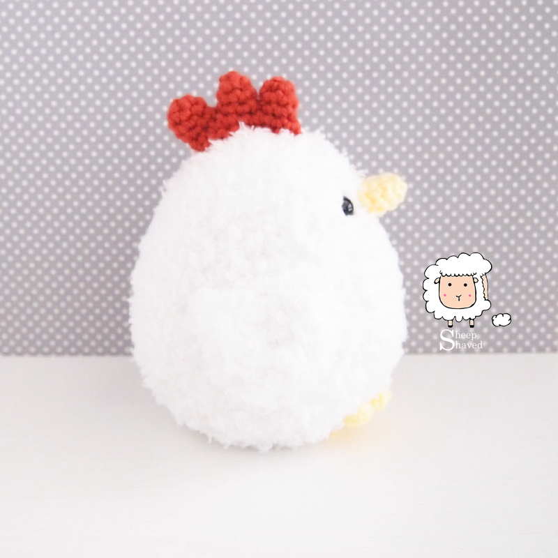 Fluffy Chicken Amigurumi - Made to Order