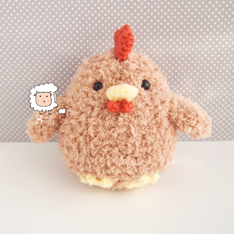 Fluffy Chicken Amigurumi - Made to Order