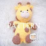 Fluffy Giraffe Amigurumi PATTERN in PDF format