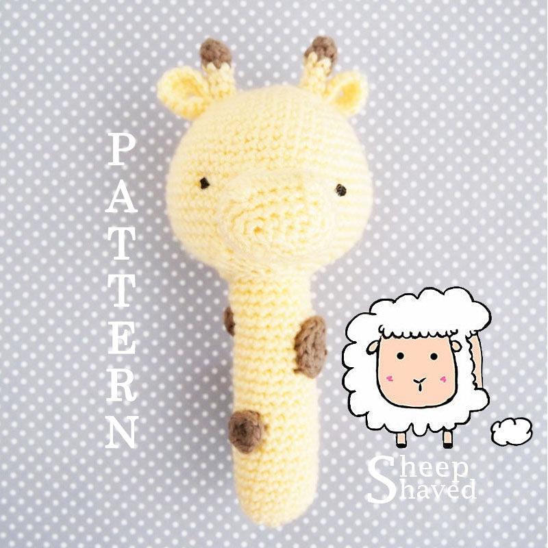 Giraffe rattle clearance crochet pattern