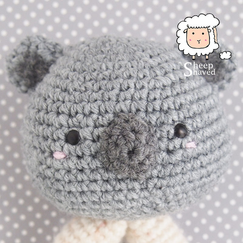 Koala Amigurumi Rattle Pattern