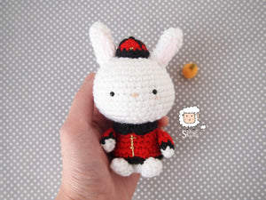 Crochet Lunar New Year Rabbit PATTERN (in PDF format)