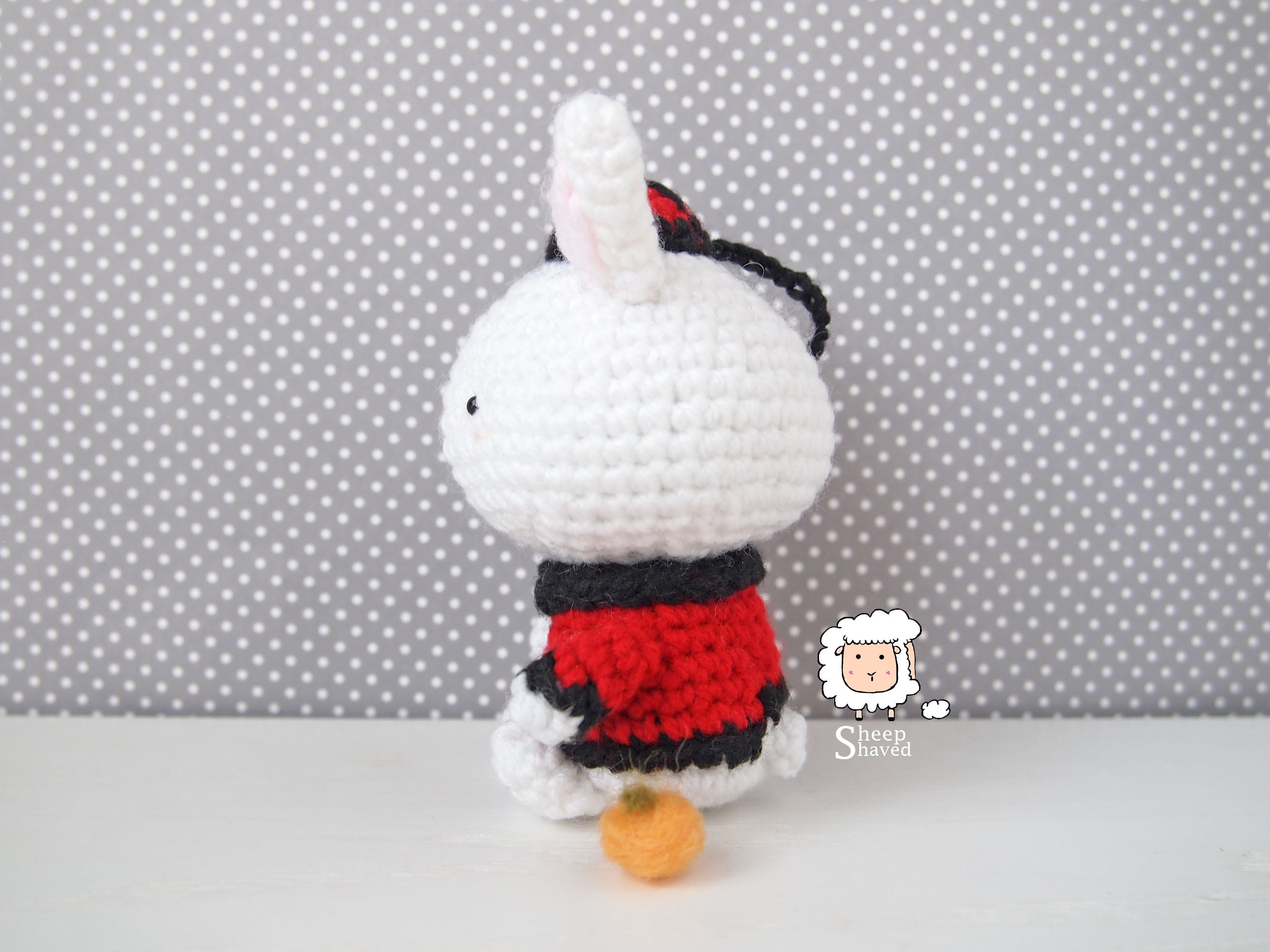 Crochet Lunar New Year Rabbit PATTERN (in PDF format)