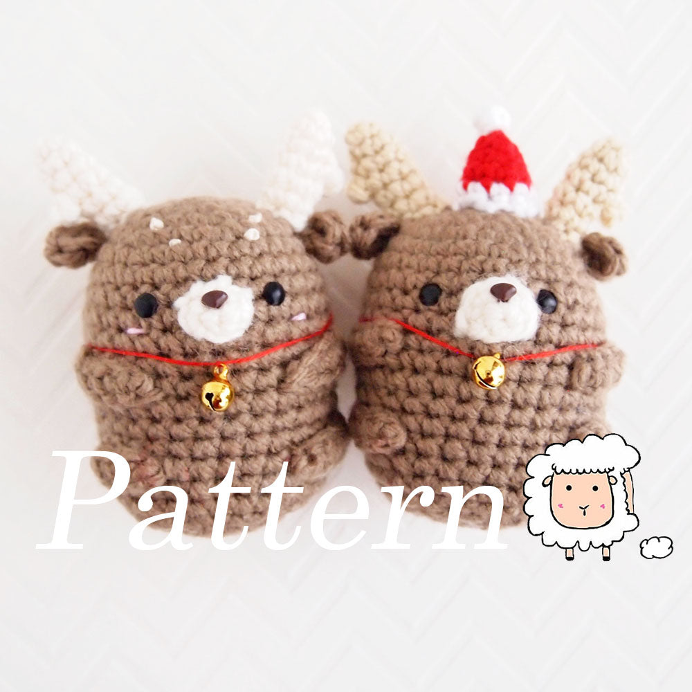 Mini Reindeer Ornament and Accessory Pattern
