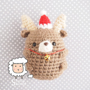Mini Reindeer Ornament and Accessory Pattern