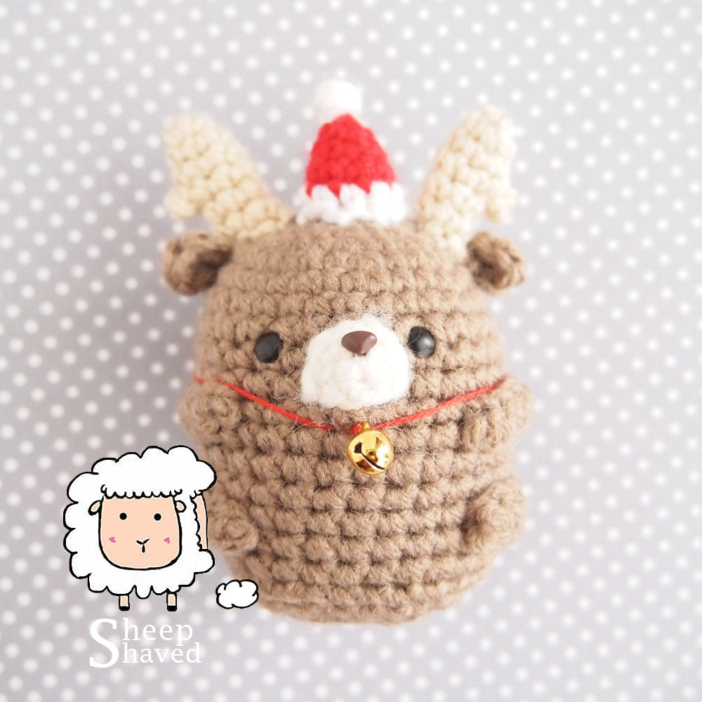 Mini Reindeer Ornament and Accessory - Made to Order