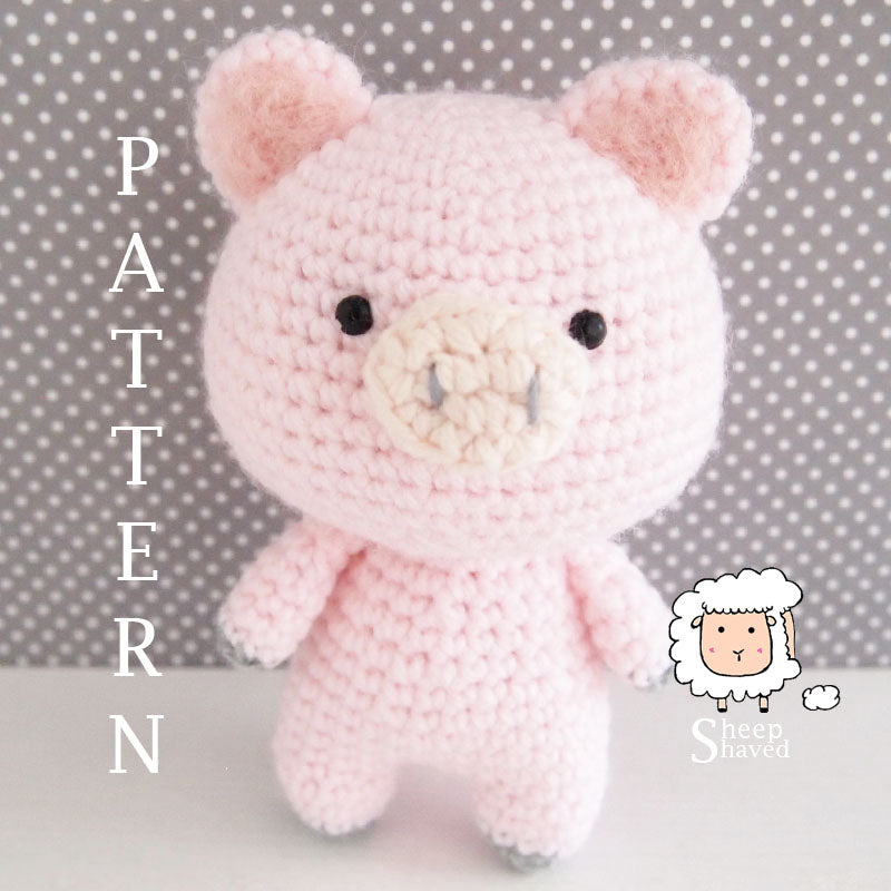 Pig Doll Amigurumi Crochet PATTERN in PDF format
