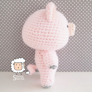 Pig Doll Amigurumi Crochet PATTERN in PDF format