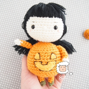Pumpkin Doll Amigurumi Crochet Pattern