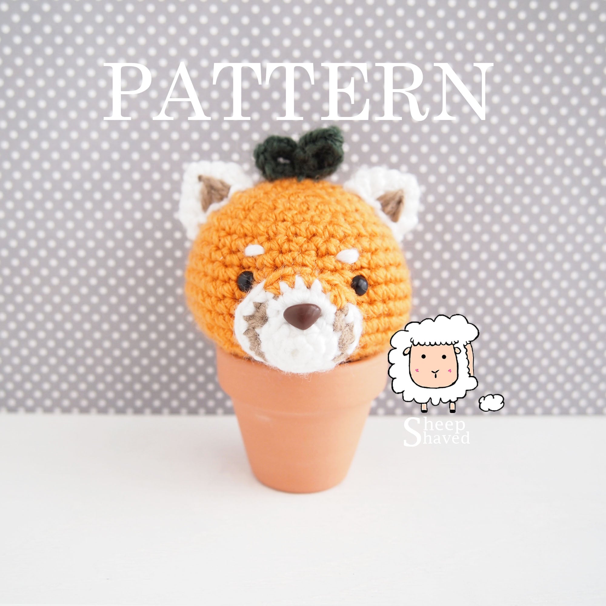 Quentin Quarantino the Red Panda Pattern