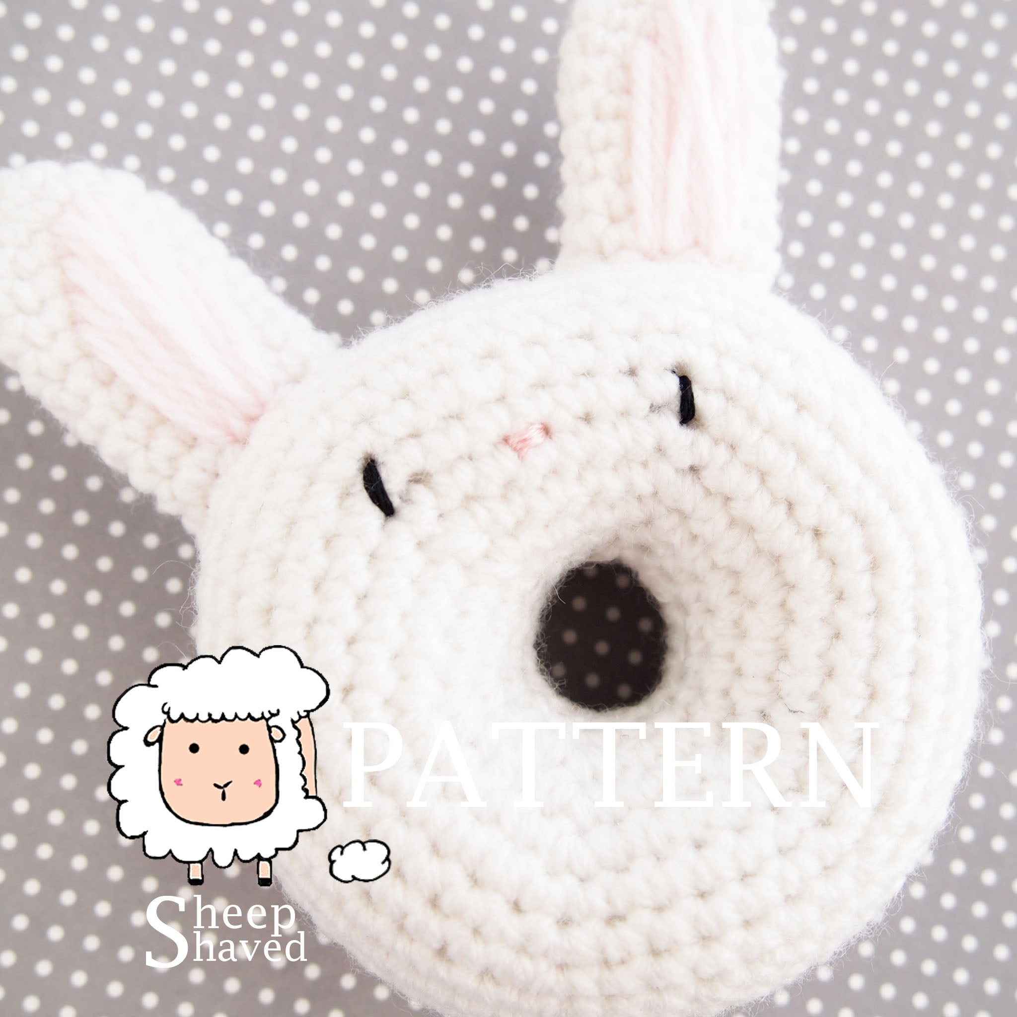 Rabbit Donut Amigurumi Toy PDF PATTERN only