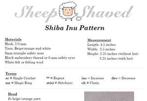 Shiba Inu Pattern