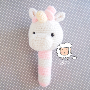 Unicorn Rattle - Made to Order