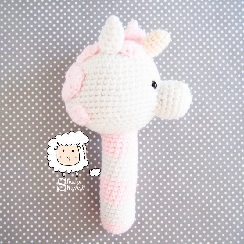 Unicorn Rattle - Made to Order