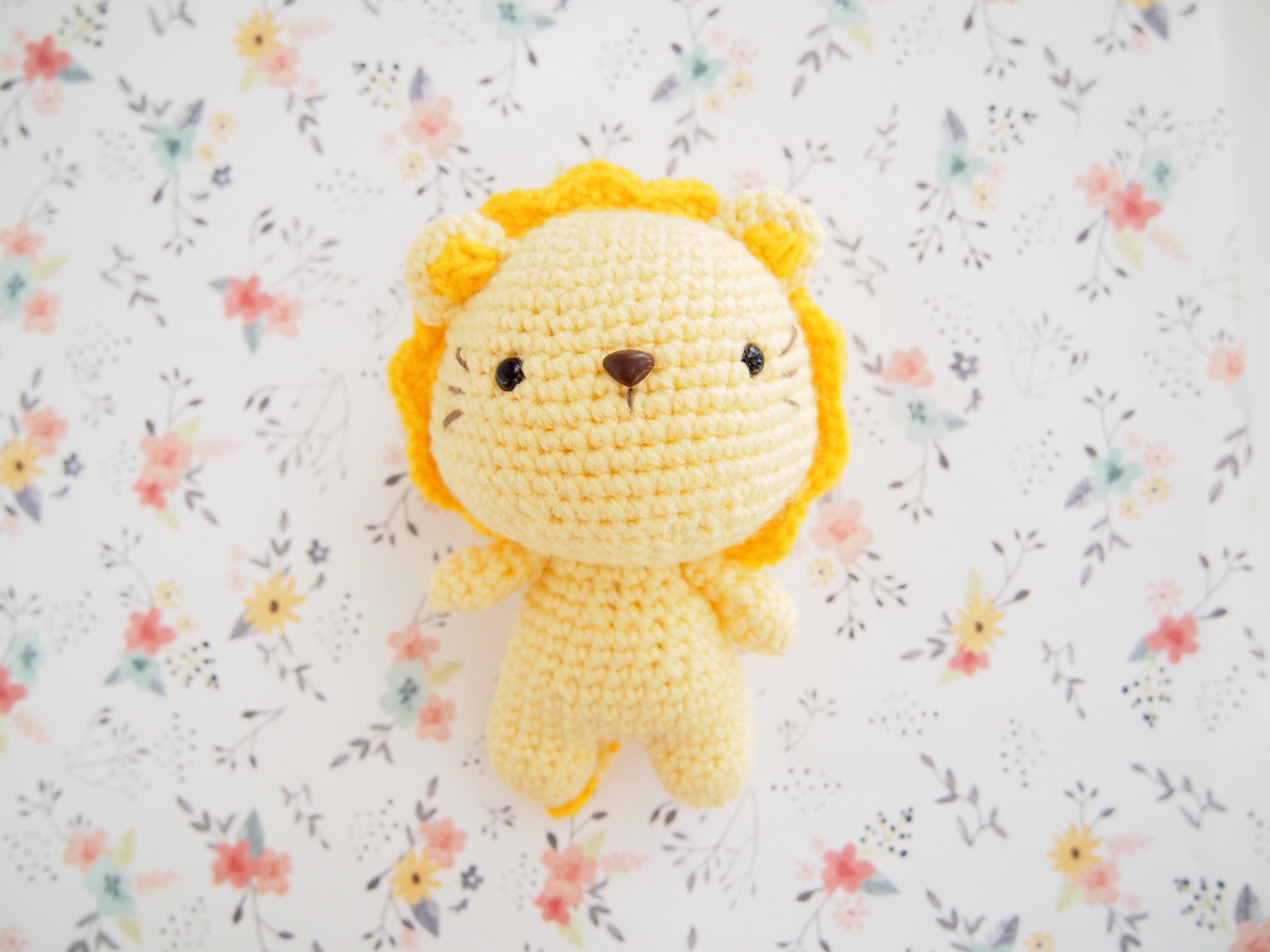 Lion Amigurumi Doll (Finished)